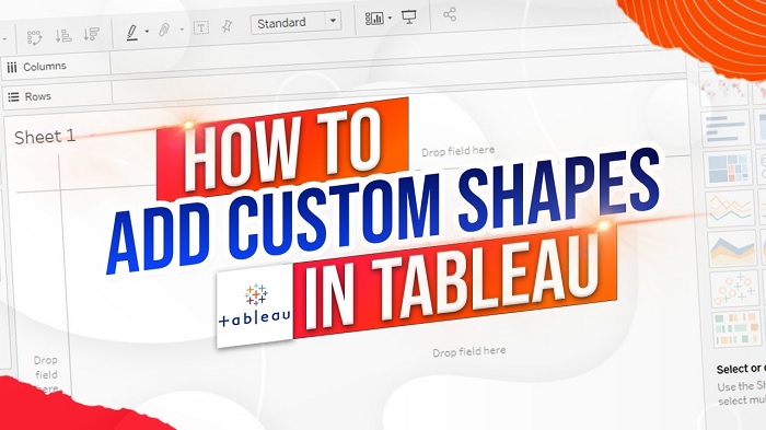 How to add custom shapes in Tableau