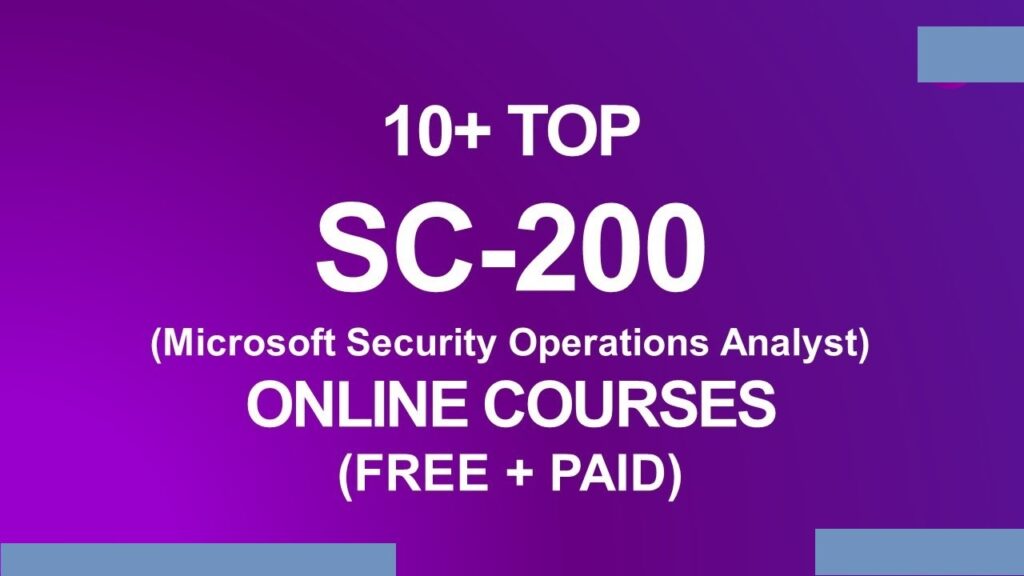 Microsoft SC-200 Courses Online