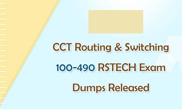  RSTECH 100-490 Exam Dumps