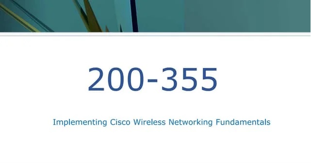 CCNA Wireless 200-355 Exam