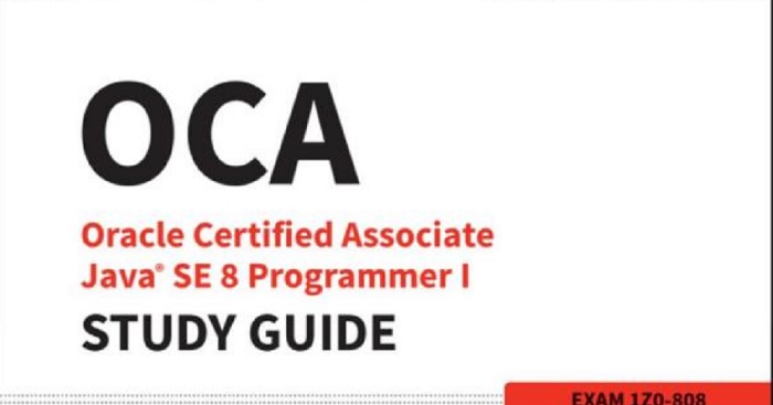 Java OCA 1Z0-808 Exam