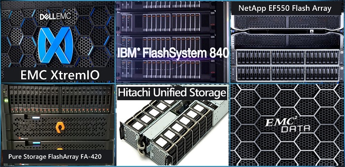 Pure vs XtremIO Flash storage